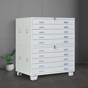 Gabinete de Acero de Alta Resistencia con Cajones para Dibujo de Mapas, Moderno y Comercial, en Oferta - Product Image 3