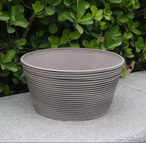 Pot <span class=keywords><strong>de</strong></span> fleurs en plastique décoratif moderne pour la maison, rond, pour l'intérieur et l'extérieur, jardinière - Product Image 6