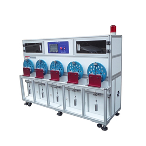 Máquina de Prueba de Flexión de Cables y Alambres para Motores, Estándar ASTM B470 JIS C3005, Probador de Durabilidad de Cables Independiente Multi-Estaciones - Product Image 6