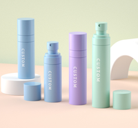 Bouteille de pulvérisation de brume bouteille en plastique cosmétique de couleur personnalisée 120ml 150ml bouteille de pulvérisateur de brouillard de maquillage de parfum