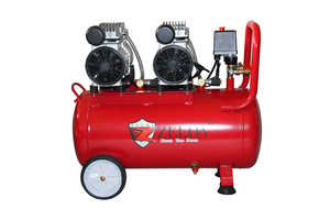 Bomba de Aire Silenciosa Sin Aceite ZD6002-50L Mini 220V 8 Bar de Uso Industrial con 2 Motores en Venta - Product Image 3