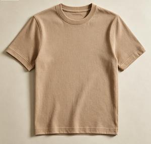 Camiseta Premium para Hombre, 100% Algodón, Lisa, 240 Gramos, Tejido de Punto, Estilo Chino, Corte Holgado, Cómoda, Suave y Versátil - Product Image 2
