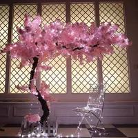 Dekorasi Pernikahan Pohon Bunga Sakura Merah Warna-warni Pohon Bunga Sakura Buatan untuk Dijual