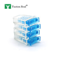 Mini cadenas en plastique, sceau de sécurité pour sacs postaux, colis et boîtes de coursier, scellés jetables anti-effraction, 1 pièce