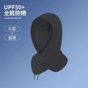 Pasamontañas de Seda Helada para Verano, Protección UV Completa para Exteriores, Ligero y Transpirable, con Orejeras, Protector Solar para Ciclismo para Hombre - Product Image 3
