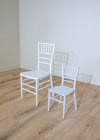 Chaise Chiavari Monobloc en Résine Transparente Empilable Style Mid-Century pour Hôtels, Réceptions de Mariage et Salons Extérieurs – Prix Abordable