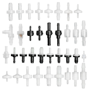 Zdvseal PP pvdf 1/16 inch để 3/8 "nhựa kiểm tra van một chiều barb Hose Inline không trở lại van cho nhiên liệu dầu nước không khí - Product Image 1