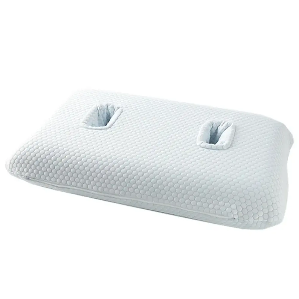 Adjustable Memory Foam Ear Pillow with Ear Hole for Sleeping Sore Ear Pain Relief Bed Pillow with Holes