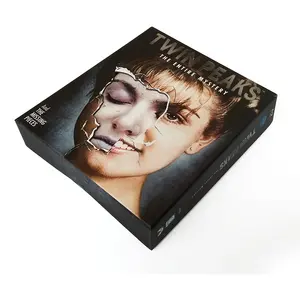 हस्तनिर्मित प्रदर्शन कागज डीवीडी/सीडी एलबम भंडारण बॉक्स