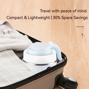 Bouilloire électrique pliable 220V avec arrêt automatique, idéale pour les voyages d'affaires, la randonnée et les trajets routiers - Product Image 4