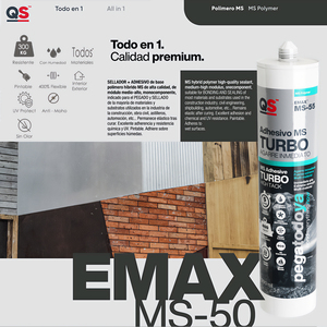 Adhesivo Instantáneo Emax Ms-55 Turbo Blanco 290 ml. - Product Image 2