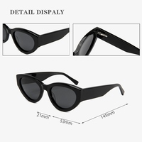 Lunettes de soleil écologiques en bio-acétate polarisées, haut de gamme, durables, de luxe, pour le marché européen, lunettes de soleil tendance