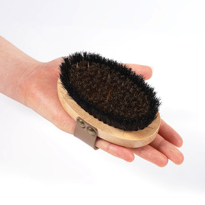 LUMA Massage Peeling Saubere trockene Haut Kupfer borsten Bade bürste Holz massage Peeling Bad Trockene Körper bürste - Product Image 4