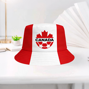 SOLPOP World Carnival Bucket Hat 2026 USA Canada Mexico Football Game Fans Germany Party Reversible Flag Print <strong>Fisherman</strong> Cap - Product Image 2