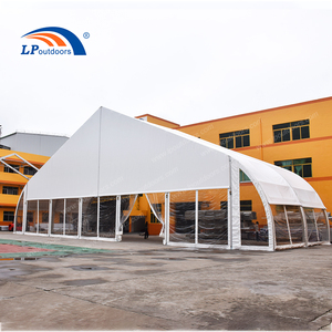 Trung Quốc Nhà Máy 30M Khoảng Nhôm Cấu Trúc Đường Cong Hình Dạng Lớn Lều Như 2000 2500 Khách Hội Trường Đám Cưới Trong Uganda - Product Image 5