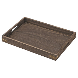 Japanese Style Wooden Serving <b>Tray</b> Solid Wood Charcoal Roasted Paulownia Hotel Use <b>Large</b> Medium Small - Product Image 1