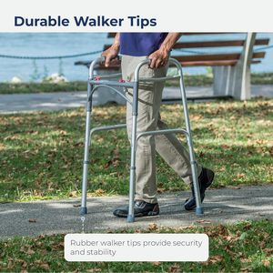 Déambulateur pliable BLISS Medical avec capacité de 350 lb pour les personnes âgées, les adultes atteints de paralysie cérébrale, en aluminium léger, certifié CE, imperméable - Product Image 4