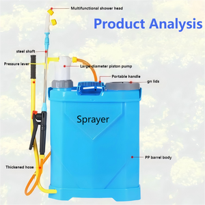 Penyemprot oktagonal pipa tunggal Manual 16L 20 liter, penyemprot pestisida pertanian - Product Image 4