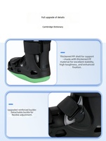 Botte de marche orthopédique universelle réglable Tongyao en PP, attelle de soutien de la cheville pour fracture, avec coussin d'air médical