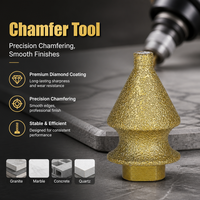 Outil de chanfreinage diamanté à tige hexagonale pour pierre, céramique, béton – Chanfreinage rapide, lisse, efficace et durable