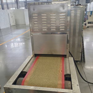 Machine de séchage et de stérilisation par micro-ondes en tunnel continu, type convoyeur, pour céréales, épices et matières premières - Product Image 1