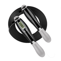 Vente Flash Corde à Sauter Durable pour Exercices de Fitness à Domicile, Corde Intelligente Rapide avec Compteur Numérique