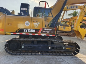 2022 SANY SY135C excavadora de orugas pequeña de 13 toneladas 90% nuevo con componente de Motor de núcleo de motor Isuzu - Product Image 2