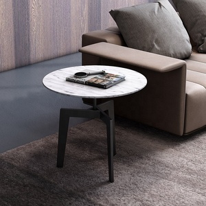 Stainless Steel White Marble Living Room Corner <strong>Table</strong> Design <strong>Gold</strong> Metal <strong>Side</strong> <strong>Table</strong> - Product Image 2