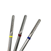 HYTOOS XF F M Fraise à ongles en carbure en forme de tige 3/32 pour manucure, nettoyage des cuticules, accessoires pour ponceuses électriques, fournisseur