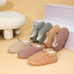 New Arrivals TPR Sole Fur <b>slippers</b> for Women Plush Lining Wholesale <b>slippers</b> for Women With High Material - Product Image 2