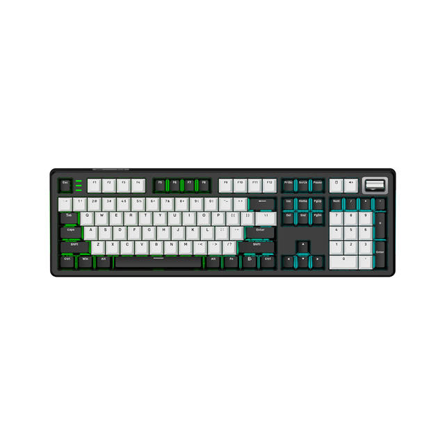 LX106 Full Size Tri-Mode for Wireless Type-C Mechanical Keyboard RGB Hot-Swappable for 2.4G USB-C Gaming Desktop