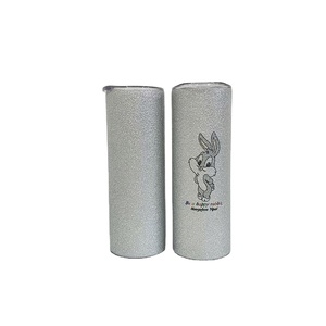 Vaso Recto Personalizado con Logotipo, Aislado al Vacío, de 20 oz, con Acabado Brillante, para Sublimación, sin Borde Metálico - Product Image 3