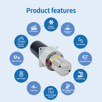 Pompe à engrenages à entraînement magnétique Easy Clean avec moteur à balais pour systèmes d'alimentation en ingrédients de machines à crème glacée