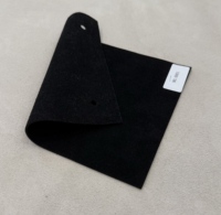 Suède floqué en fibres de vache douces, écologique, multicolore, personnalisé en usine, 1,2 mm, pour ameublement et sacs