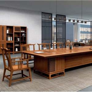 Nouveaux produits bureau en bois de style chinois mobilier commercial moderne bureau en bois de style chinois exécutif moderne - Product Image 3