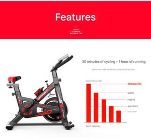 Bicicleta de Spinning Profesional para Ejercicio en Interiores, Equipo de Gimnasio para Fisicoculturismo, Bicicleta de Resistencia Silenciosa para Entrenamiento en Casa - Product Image 6