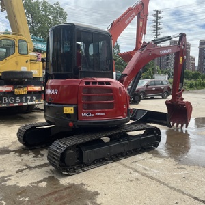 Mini-excavatrice sur chenilles Yanmar Vic 55 avec godet de terrassement, capacité de 0,12 m³, poids opérationnel de 5 tonnes, pompe hydraulique Hitachi - Product Image 3