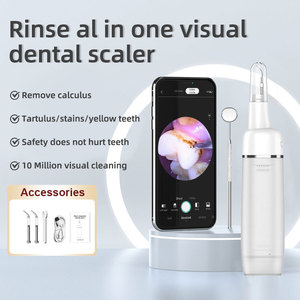 Nettoyeur de dents électrique, appareil de blanchiment des dents avec caméra HD et fonction de rinçage <span class=keywords><strong>pour</strong></span> éliminer <span class=keywords><strong>le</strong></span> <span class=keywords><strong>tartre</strong></span>, la plaque <span class=keywords><strong>dentaire</strong></span> et la mauvaise haleine - Product Image 2