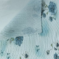 Tissu jacquard élastique floral en maille 100% polyester 210GSM pour vêtements, tissu textile fabriqué en Chine, fabricant sur mesure