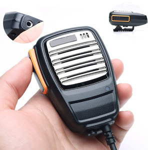 50 unidades de micrófono de mano metálico universal de <span class=keywords><strong>2</strong></span> pines tipo K personalizado para accesorios de walkie-talkie <span class=keywords><strong>HYT</strong></span> Kenwood TYT Quansheng Wouxun - Product Image 1
