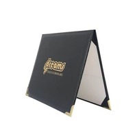 Carpeta de Diploma de Graduación de Cuero Sintético Tamaño A4 con Logotipo Personalizado