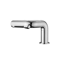 Robinet intelligent 2-en-1 avec capteur laser, distributeur automatique de savon moussant mains libres pour salle de bain, construction en laiton