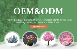 Composizione Floreale per Matrimonio Personalizzata, Centrotavola con Rose Artificiali in Seta e Ortensie Verdi - Product Image 6