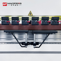Prensa Plegadora Hidráulica CNC Sincronizada Automática con Sistema de Control TP10S, Mesa de Trabajo de 3200 mm, Multifuncional, de Aluminio
