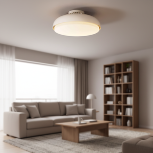 Ventilatore da <span class=keywords><strong>Soffitto</strong></span> LED Fcmila Smart Senza Pale per Camere da Letto, Motore Silenzioso, Controllo Vocale e App, Rotazione 360° °   Ventilatore da <span class=keywords><strong>soffitto</strong></span> dimmerabile Vortex Airflow - Product Image 4