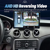 Pemutar Multimedia Mobil Android 14 Carplay Auto 13 inci untuk Benz Kelas A Kelas B CLA GLA Kelas A45 2013-2019 Autoradio GPS Stereo