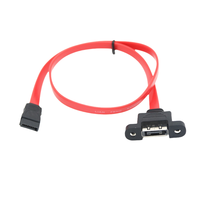 Cavo di Prolunga SATA per Montaggio su Pannello, Cavo Dati SATA 3.0 Femmina Montabile a 7 Pin per IPC ATM KIOS POS