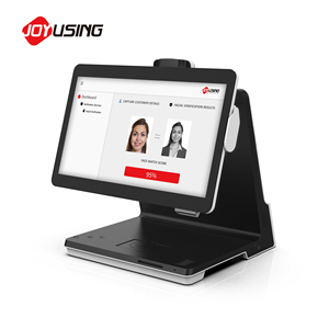 Double Touchscreen Face Recognition Smart Desktop <strong>Biometric</strong> Terminal All in Function: <strong>Fingerprint</strong> <strong>Reader</strong>, NFC IC Card <strong>Reader</strong> - Product Image 2