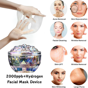 OEM mesin kulit wajah hidrogen oksigen, alat kecantikan air hidrogen perangkat Anti Penuaan portabel terapi LED 16-1 - Product Image 2