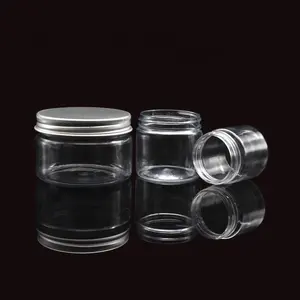 Hot koop food grade 20g 30g 50g 100g 150g 200g pet plastic pot met aluminium cap voor thee moer koffie zout